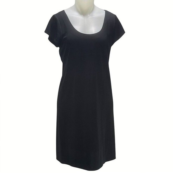 ABS by Allen Schwartz Dresses & Skirts - ABS by ALLEN SWARTZ COLLECTION Dress Women's Size M Black Knit Shift Midi